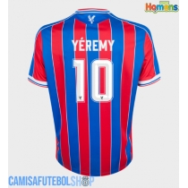 Camisa de time de futebol Crystal Palace Yeremy Pino #10 Replicas 1º Equipamento 2025-26 Manga Curta